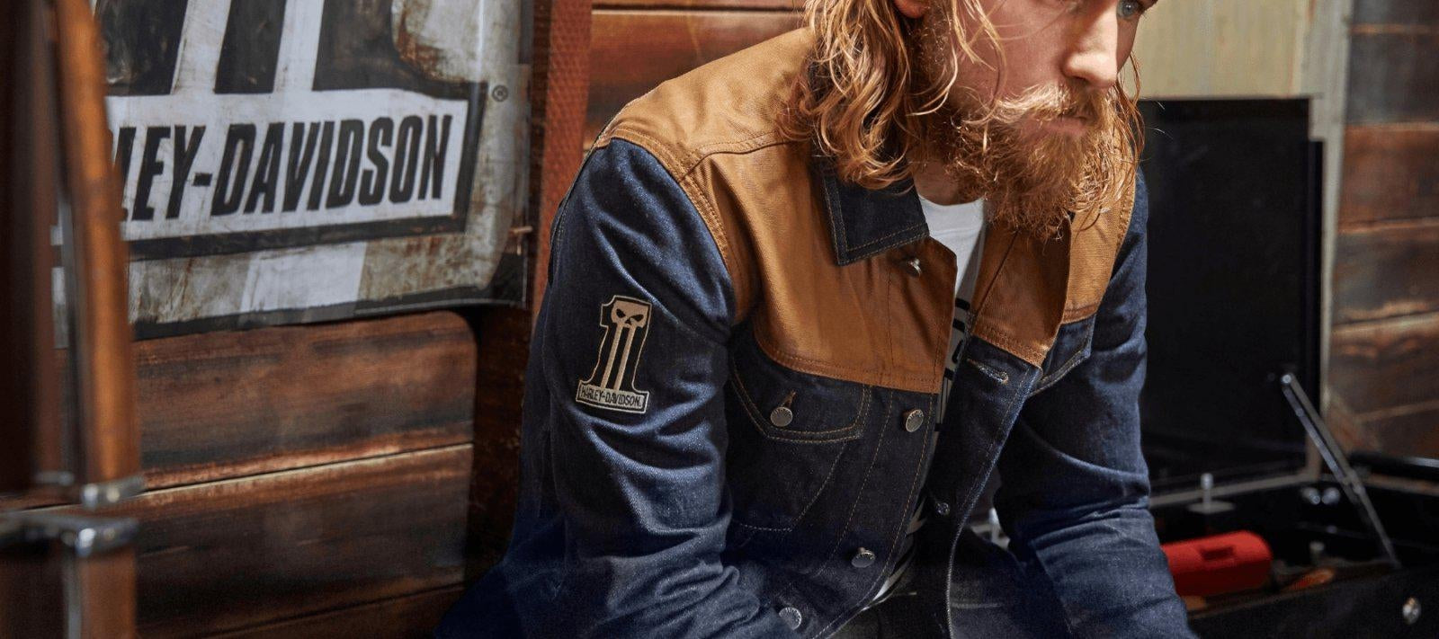 Mens Jackets & Vests-Rolling Thunder Harley-Davidson