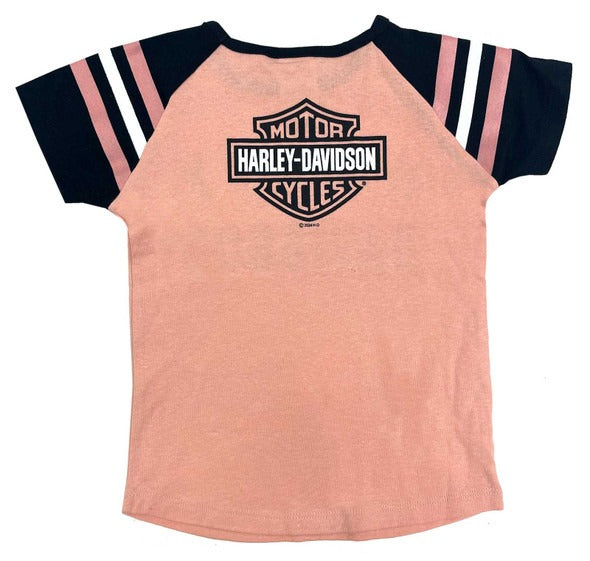 Harley-Davidson Girls Pink Sports Tee