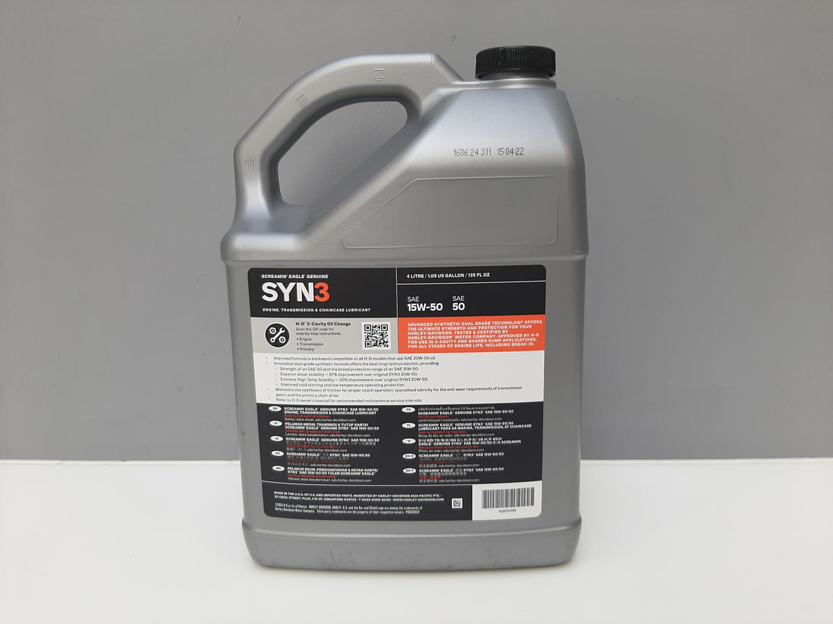 SYN3 Synthetic Lubricant SAE 15W50/SAE50 4-Litre
