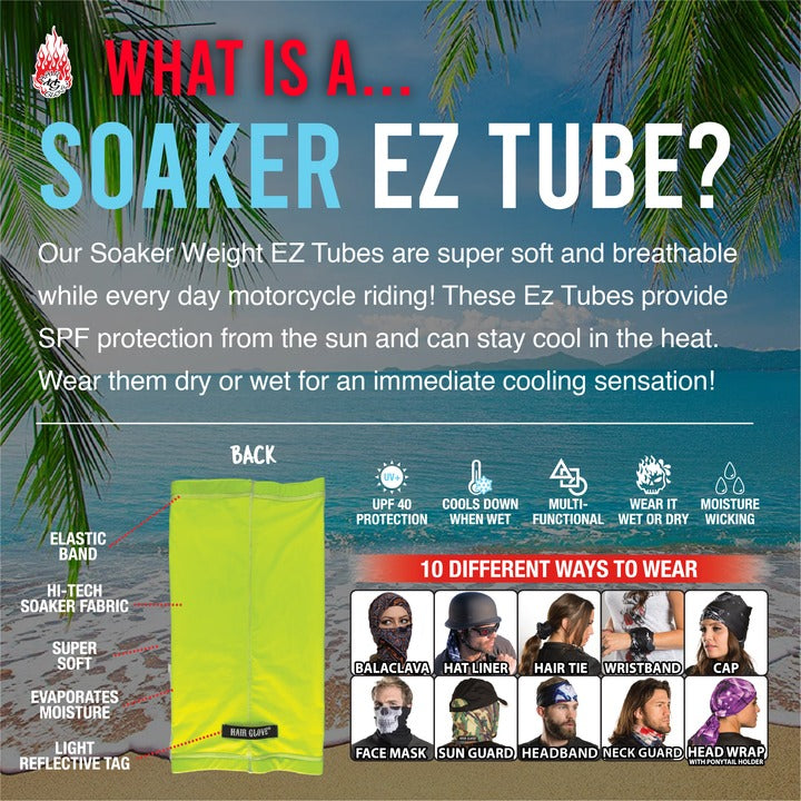 Skull Soaker Tube Wear It Wet or Dry