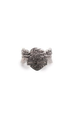 Harley-Davidson Men's Eagle Wrap B&S Ring