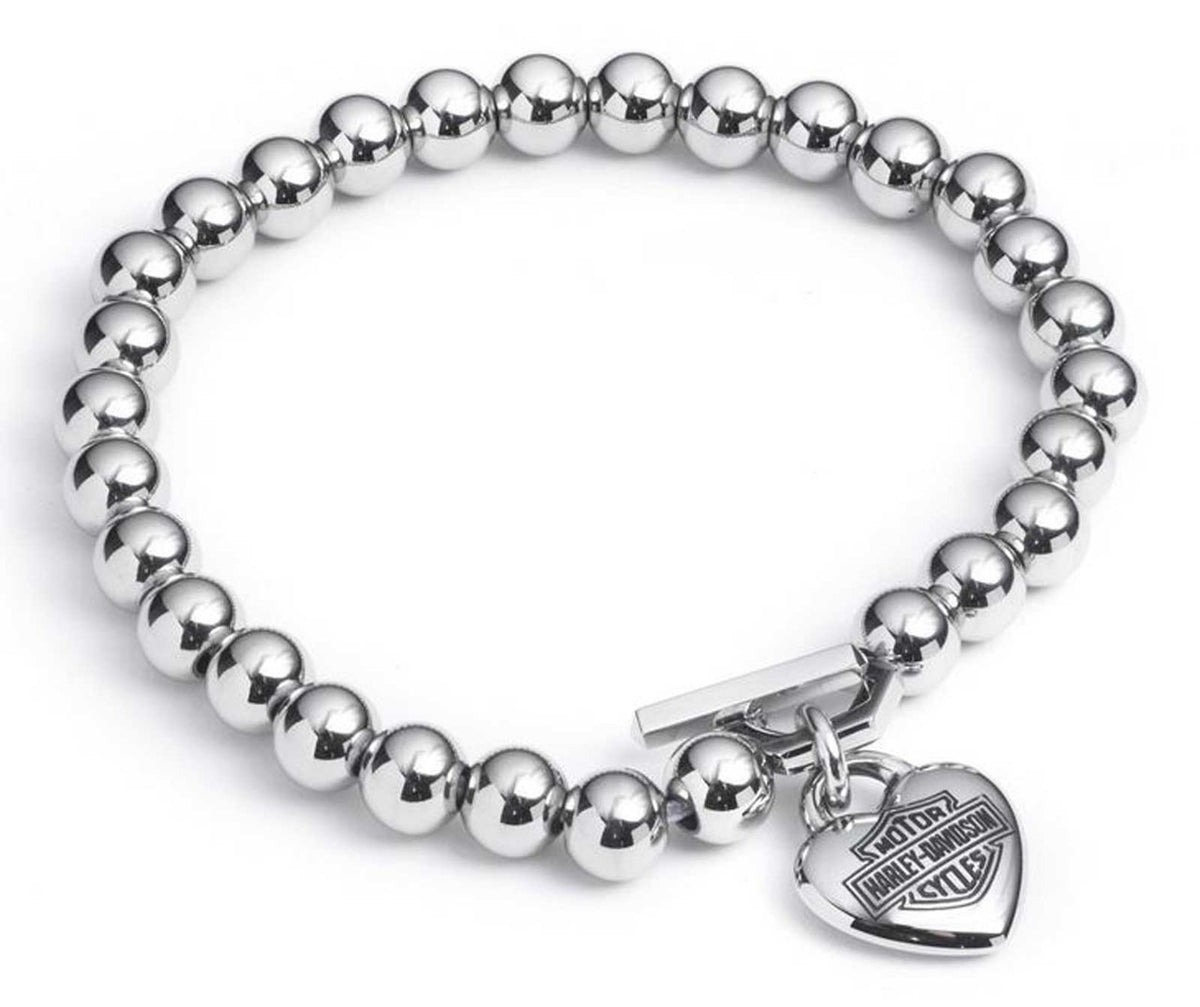 Harley-Davidson Bracelet Heart Logo - Stretch