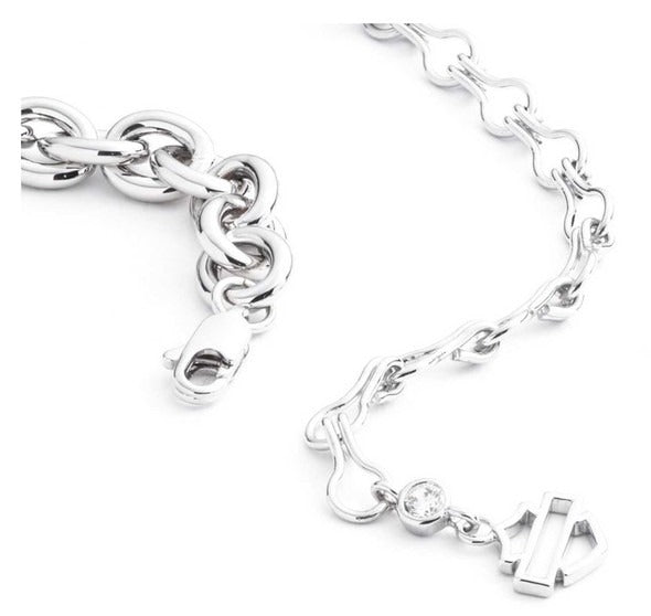 Harley-Davidson Ladies Oval Bar & Shield Logo Chain Necklace