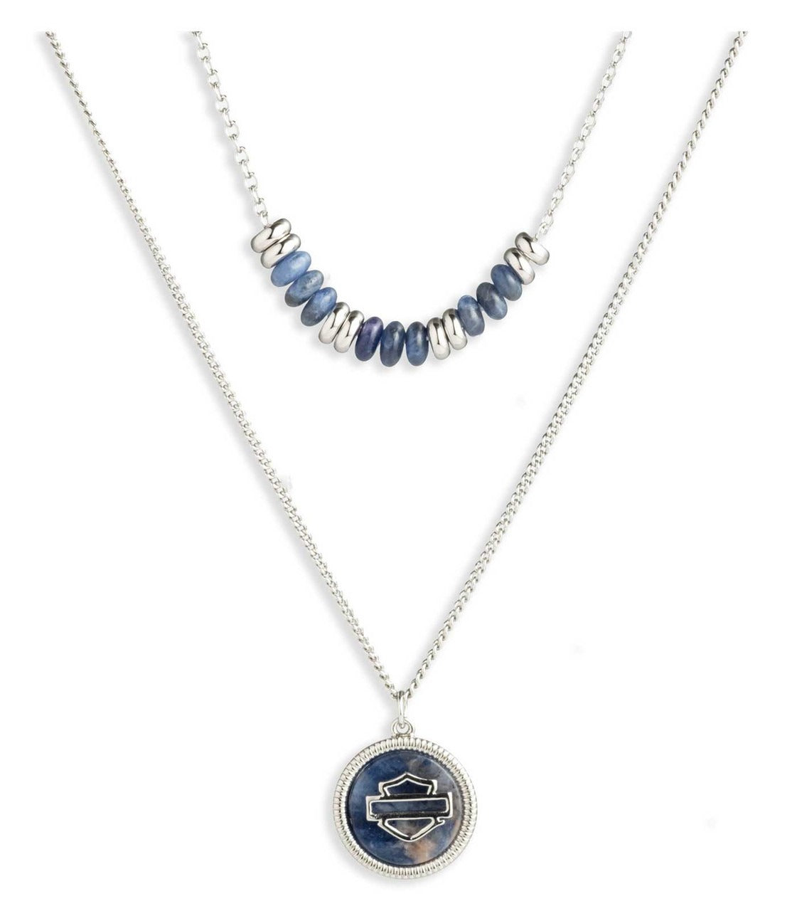 Harley-Davidson Double Stone Necklace