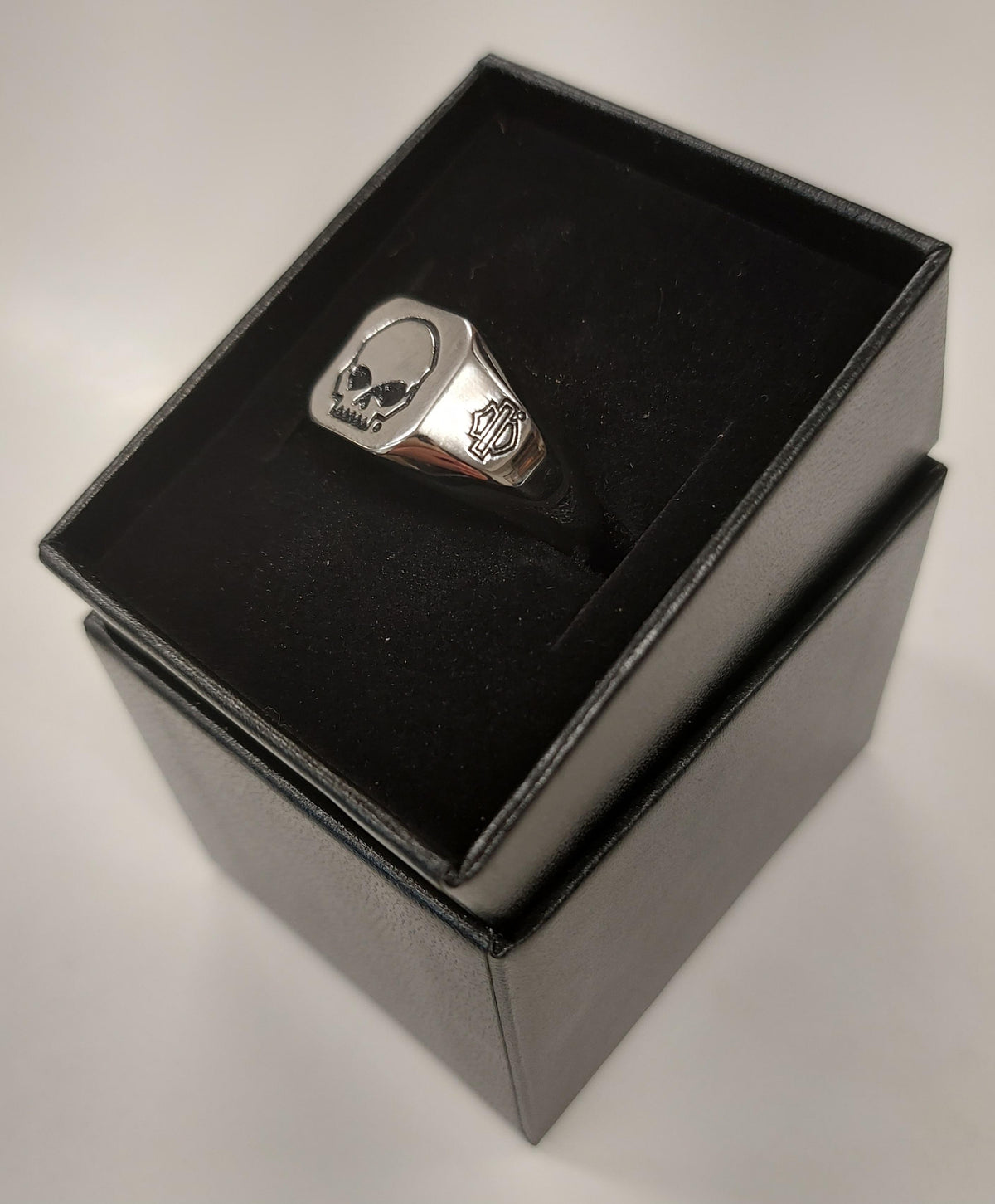 Harley-Davidson Men's Willie G Skull Ring Slv