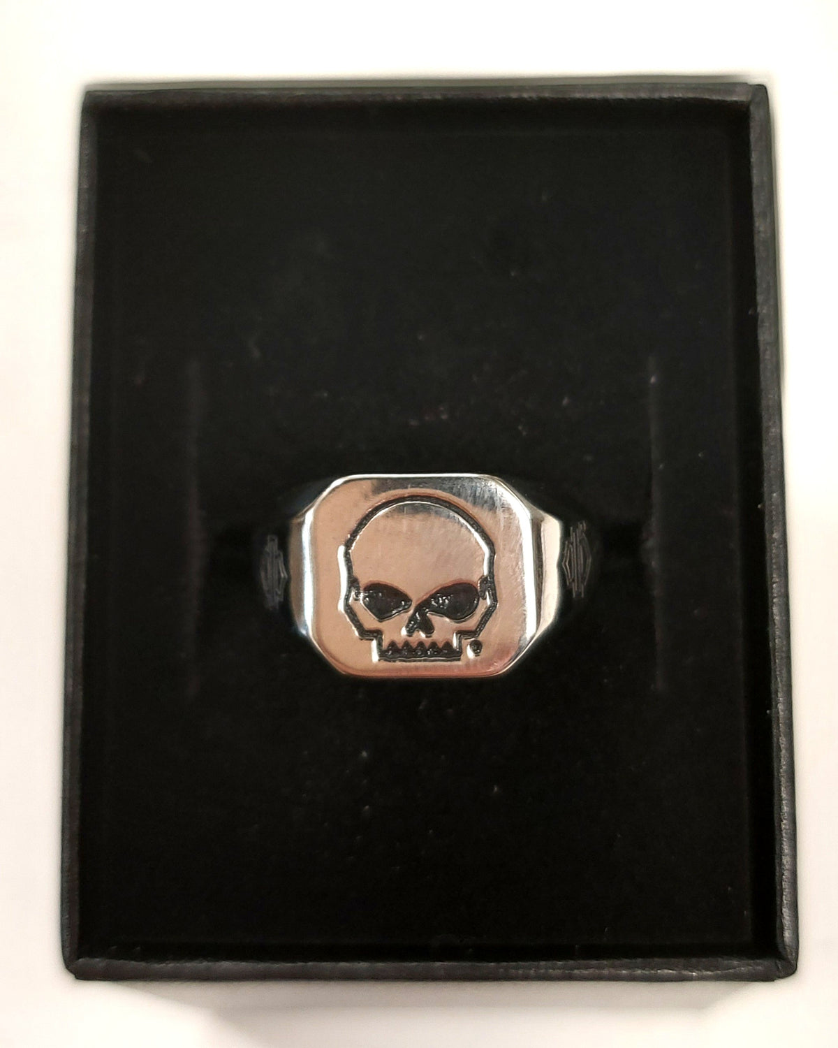 Harley-Davidson Men's Willie G Skull Ring Slv