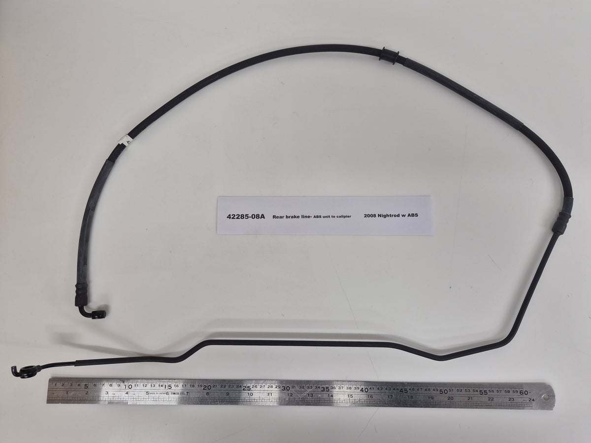 REAR BRAKELINE,HCU-TO-CALIPER 08 NIGHTROD