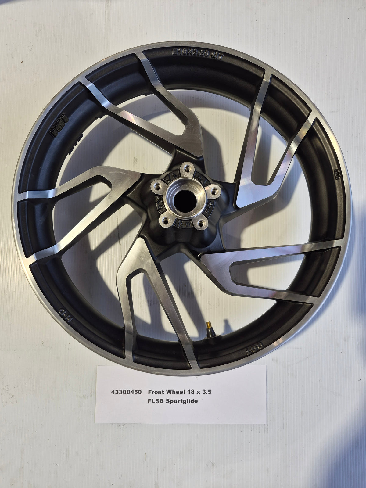 Used Front Wheel 18x3.5" 10 Spoke M8 FLSB