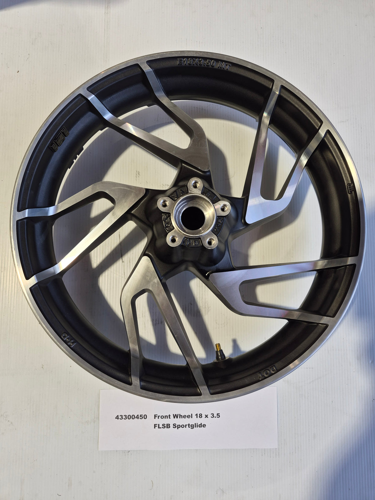 Used Front Wheel 18x3.5" 10 Spoke M8 FLSB