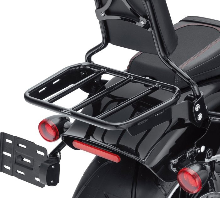 Luggage Rack for Sissy Bar Uprights - Gloss Black FXBR