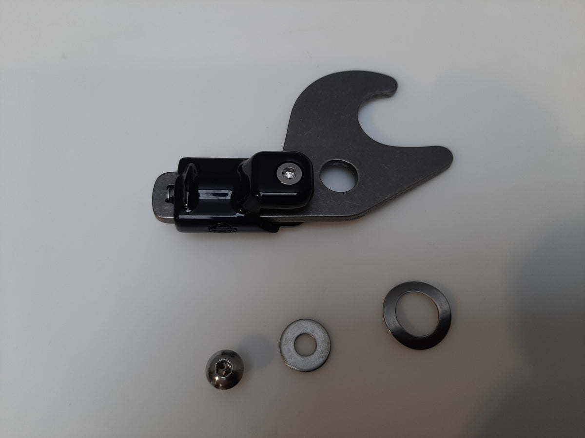 Backrest,Latch Lever,Black,