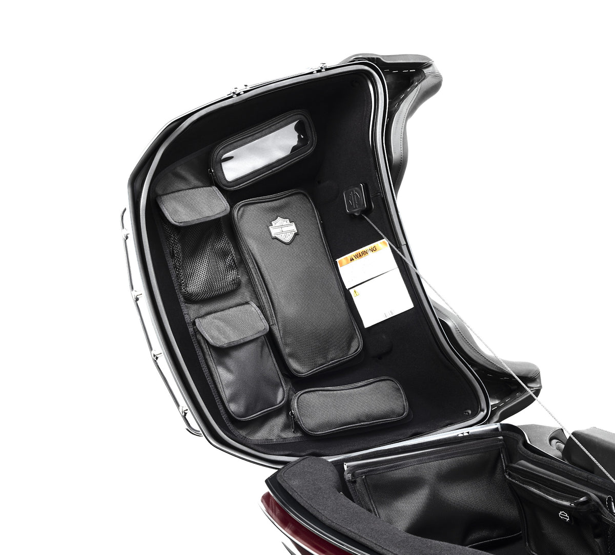 Tour-Pak Lid Fitted Liner with Organizer – Premium Black