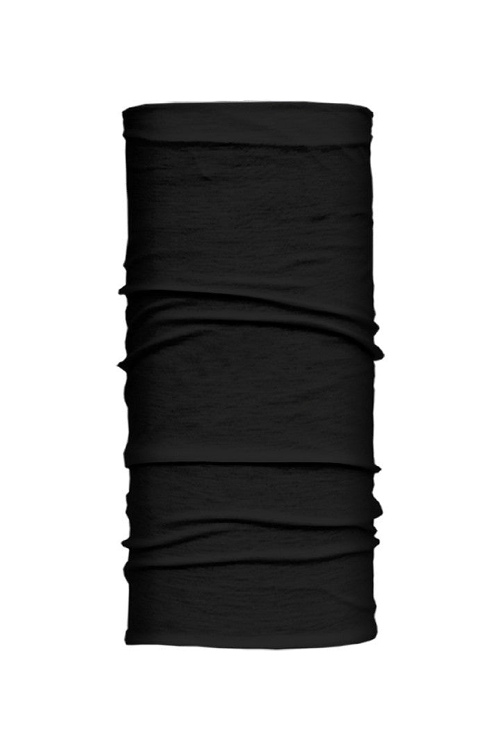 Solid Black Winter Neck Tube