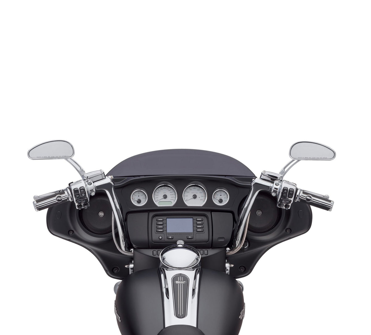 Fused HandleBar, Batwing Fairing ,Chrome
