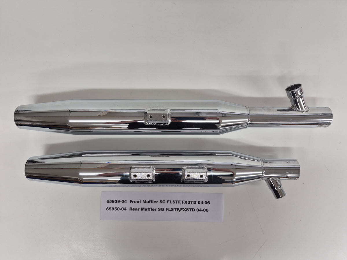 Softail Shot Gun Mufflers 2000-03 FLSTF,FXSTD