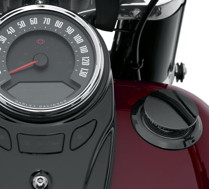 Flush-Mount Fuel Cap Kit - Softail Black