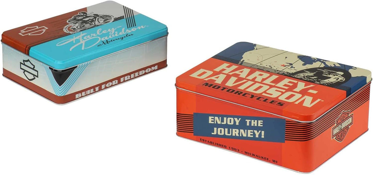 Harley-Davidson Vintage Poster Storage Tins