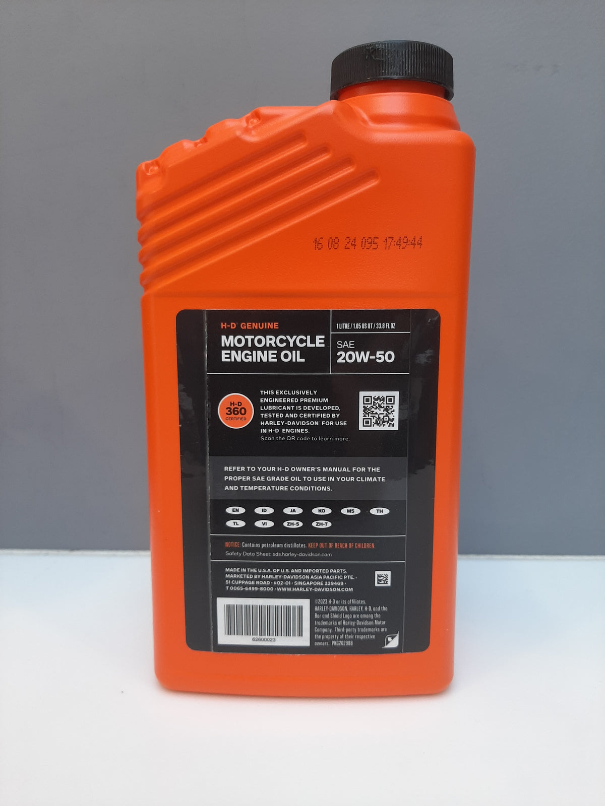 Harley-Davidson 20W50 360 Motor Oil Quart