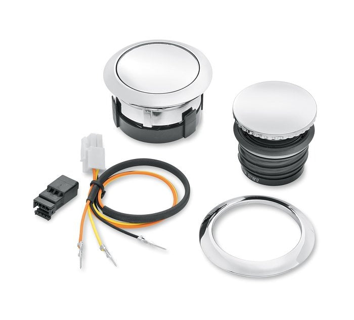 Flush-Mount Fuel Cap And Gauge Kit - Softail