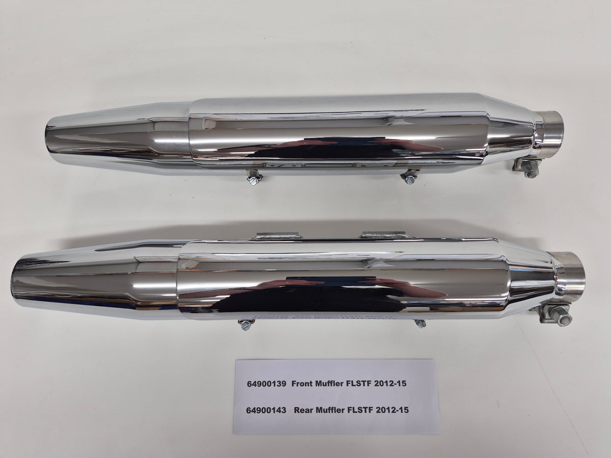 Softail Shot Gun Mufflers 2012-17 FLSTF,FXSTD