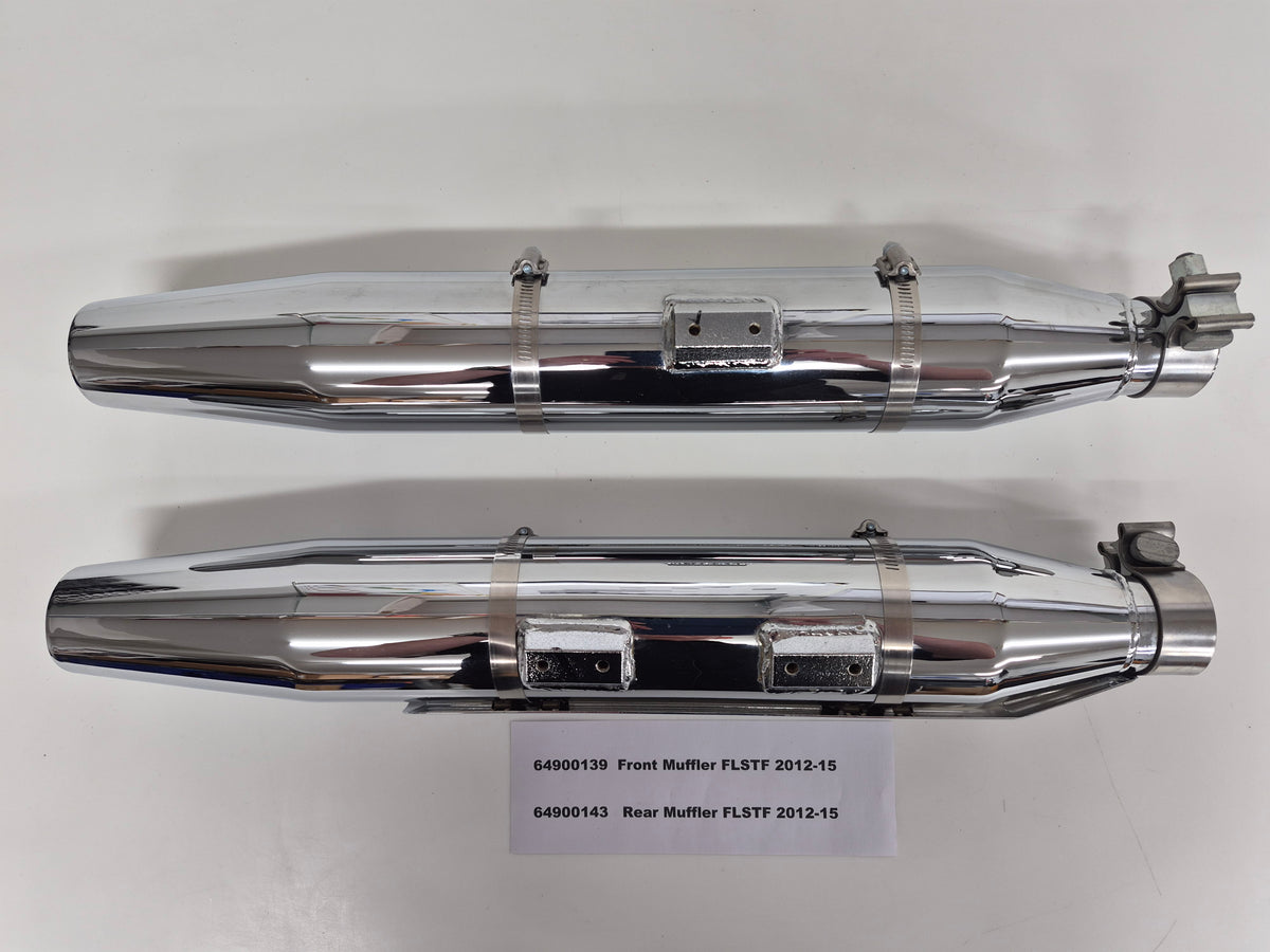 Softail Shot Gun Mufflers 2012-17 FLSTF,FXSTD