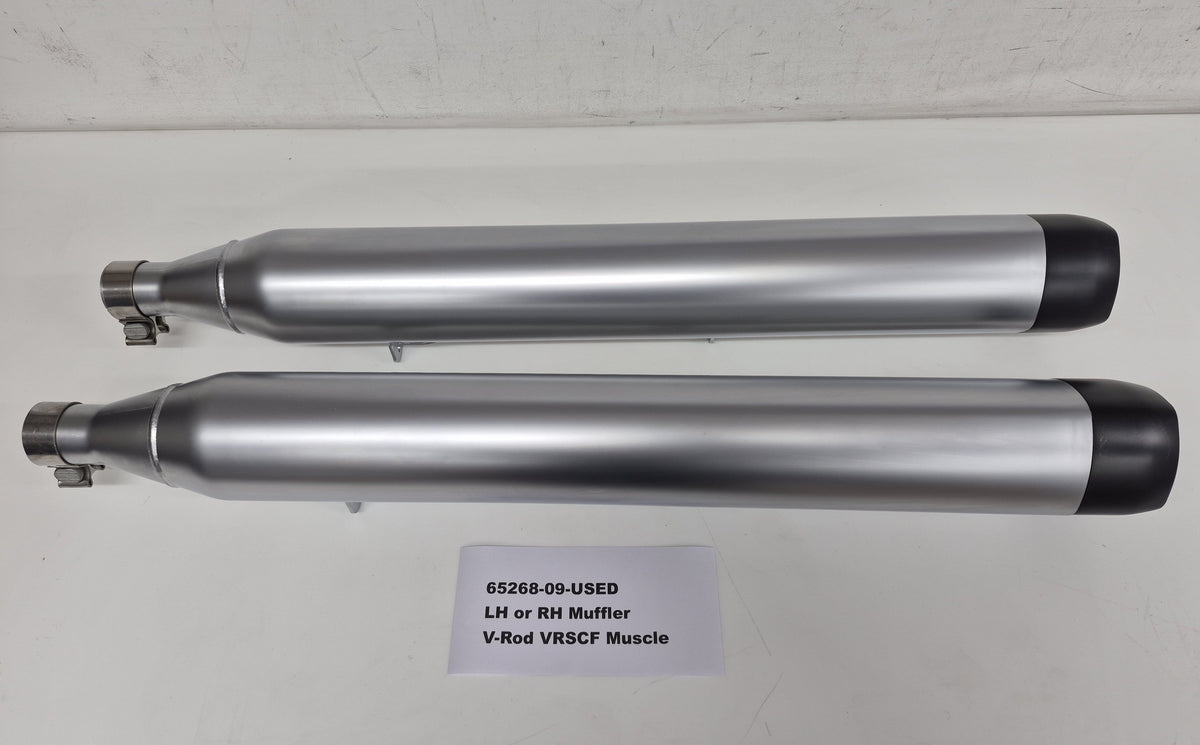 Used Pair Mufflers V-Rod Muscle 2009-17