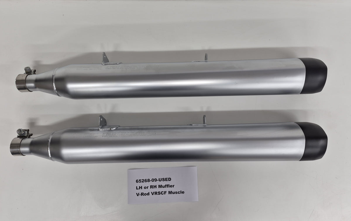 Used Pair Mufflers V-Rod Muscle 2009-17