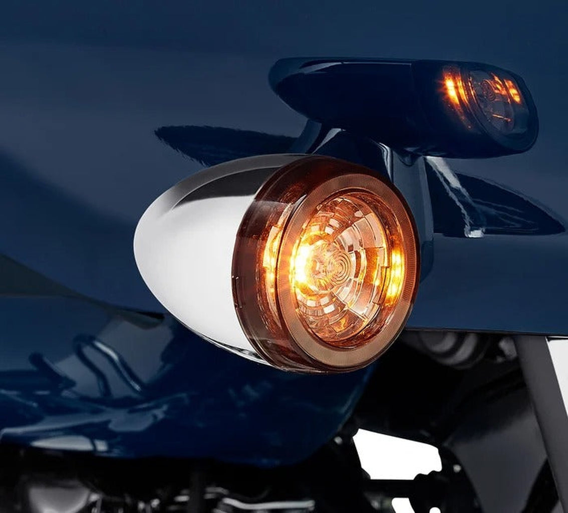 Front Signature Led Turn Signal Inserts-67801148-Rolling Thunder Harley-Davidson