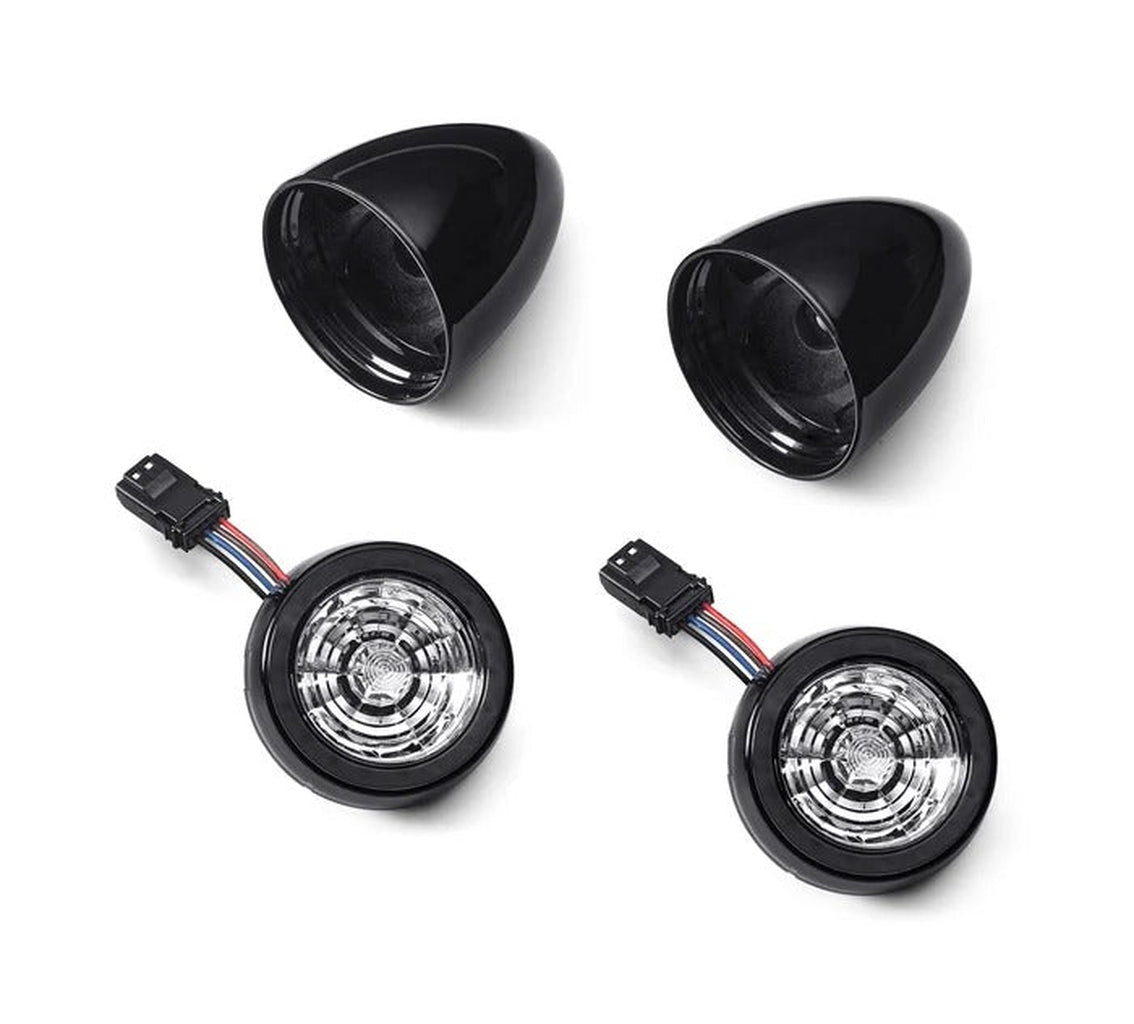 Rear Led Signature Turn Signal Run/Brake/Turn Smoke Lens-67801327-Rolling Thunder Harley-Davidson