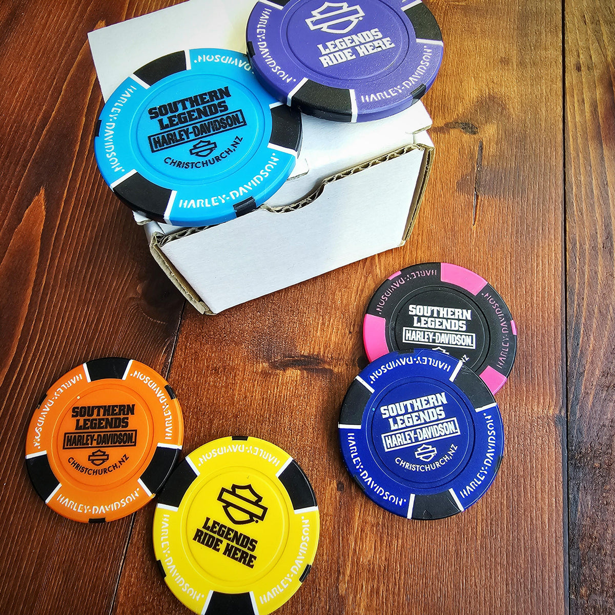 Southern Legends Harley-Davidson Poker Chips