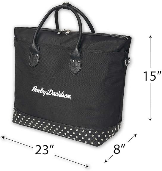 Harley-Davidson Overnight Tote with Studs