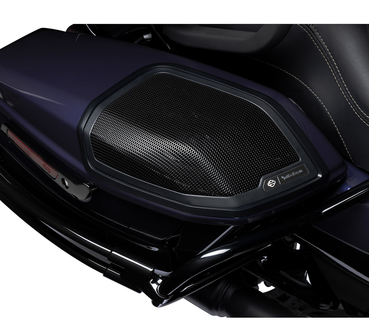 Harley-Davidson® Audio Powered By Rockford Fosgate® – Stage II Saddlebag Speakers with Lid Cut-In System