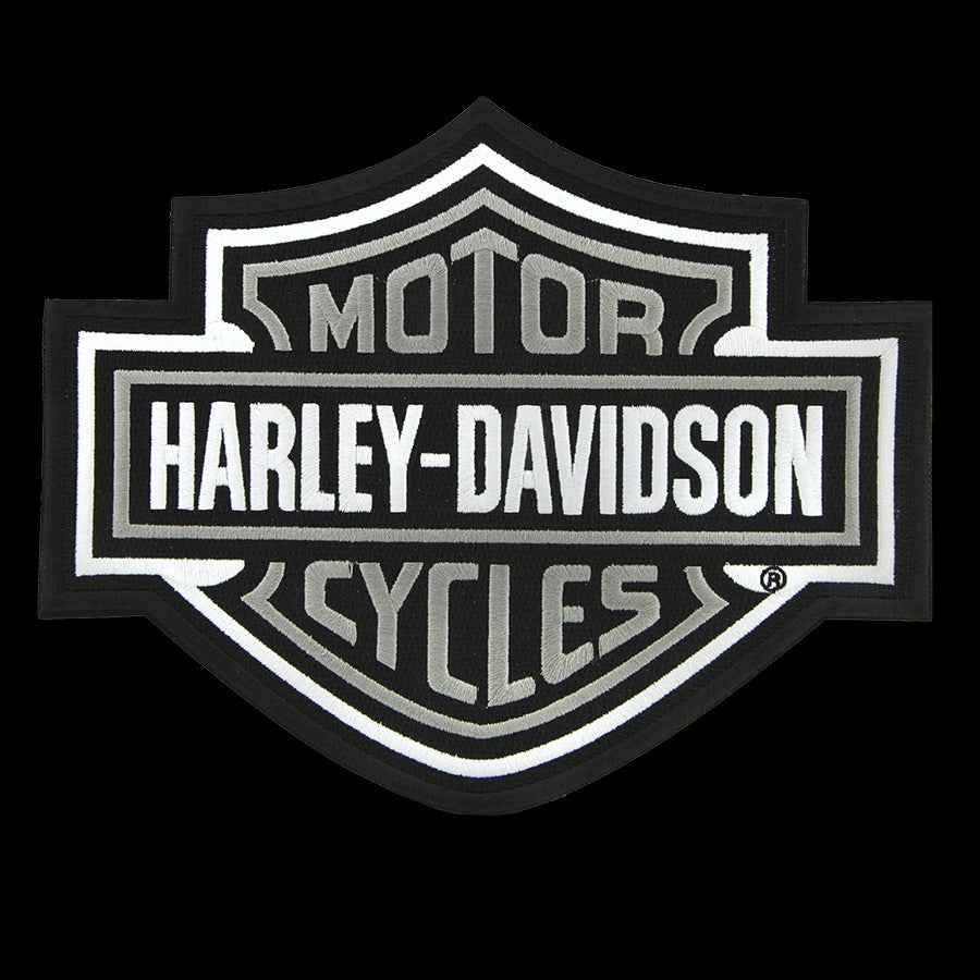 Harley-Davidson Grey Bar & Shield Patch