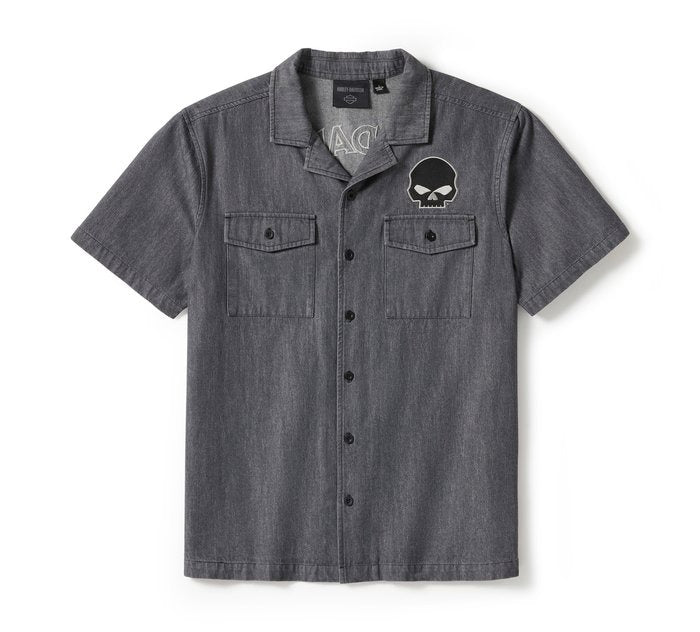 Harley-Davidson Men's Denim S/S Shirt