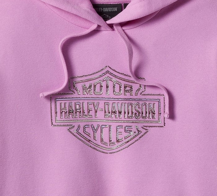 Harley-Davidson Ladies  Essential Bling Pink Hoodie
