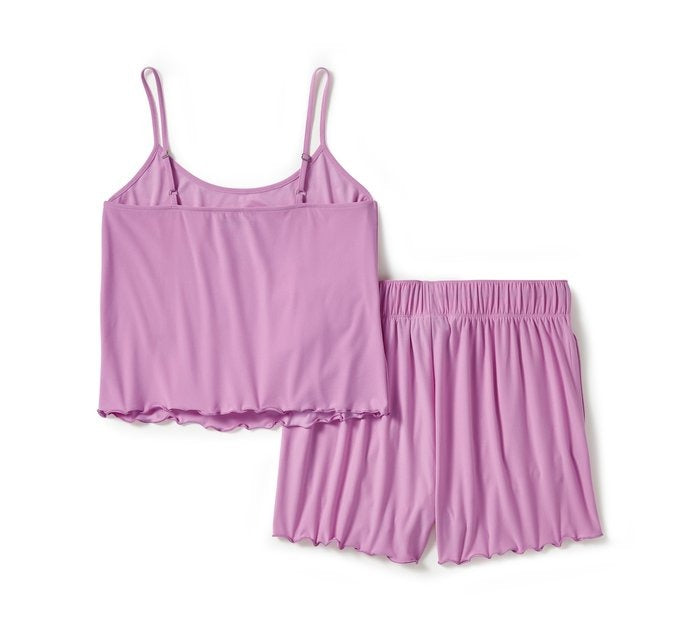 Harley-Davidson Ladies Pajama Set Light Purple