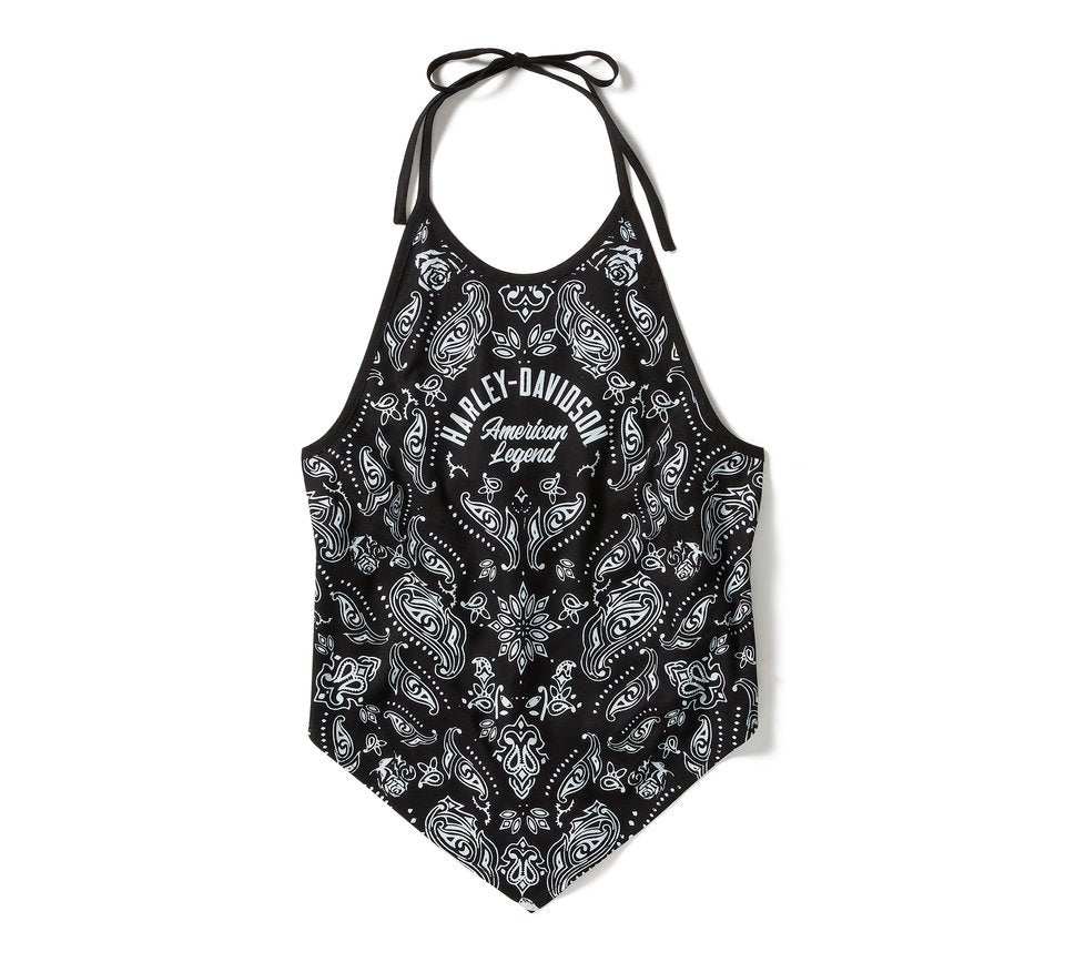 Harley-Davidson Ladies Paisley Bandana Halter Top