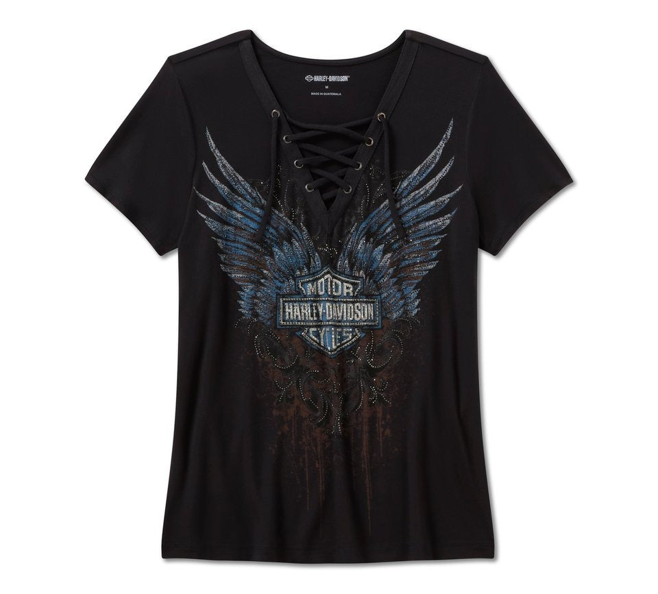 Harley-Davidson Bling Dark Angel Top