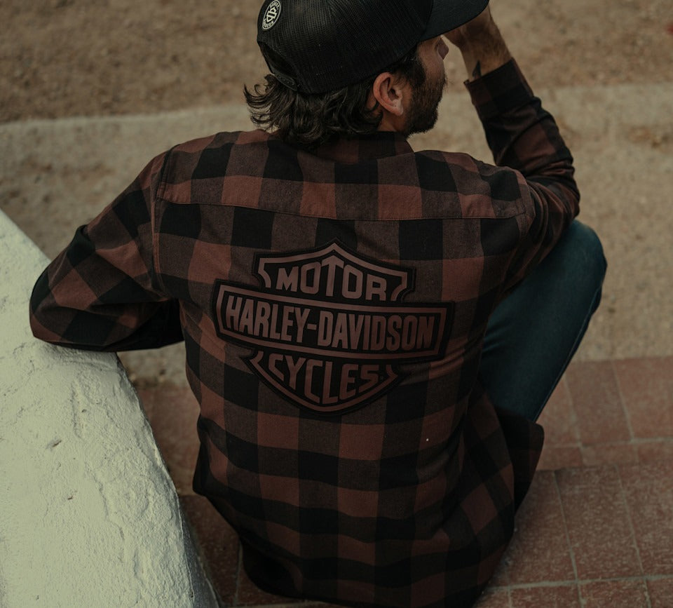 Harley-Davidson Men's Buffalo Check Plaid Shirt