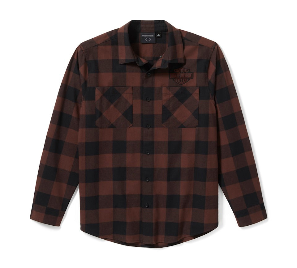 Harley-Davidson Men's Buffalo Check Plaid Shirt