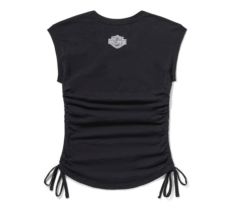 Harley-Davidson Ladies Essential Ruched Top