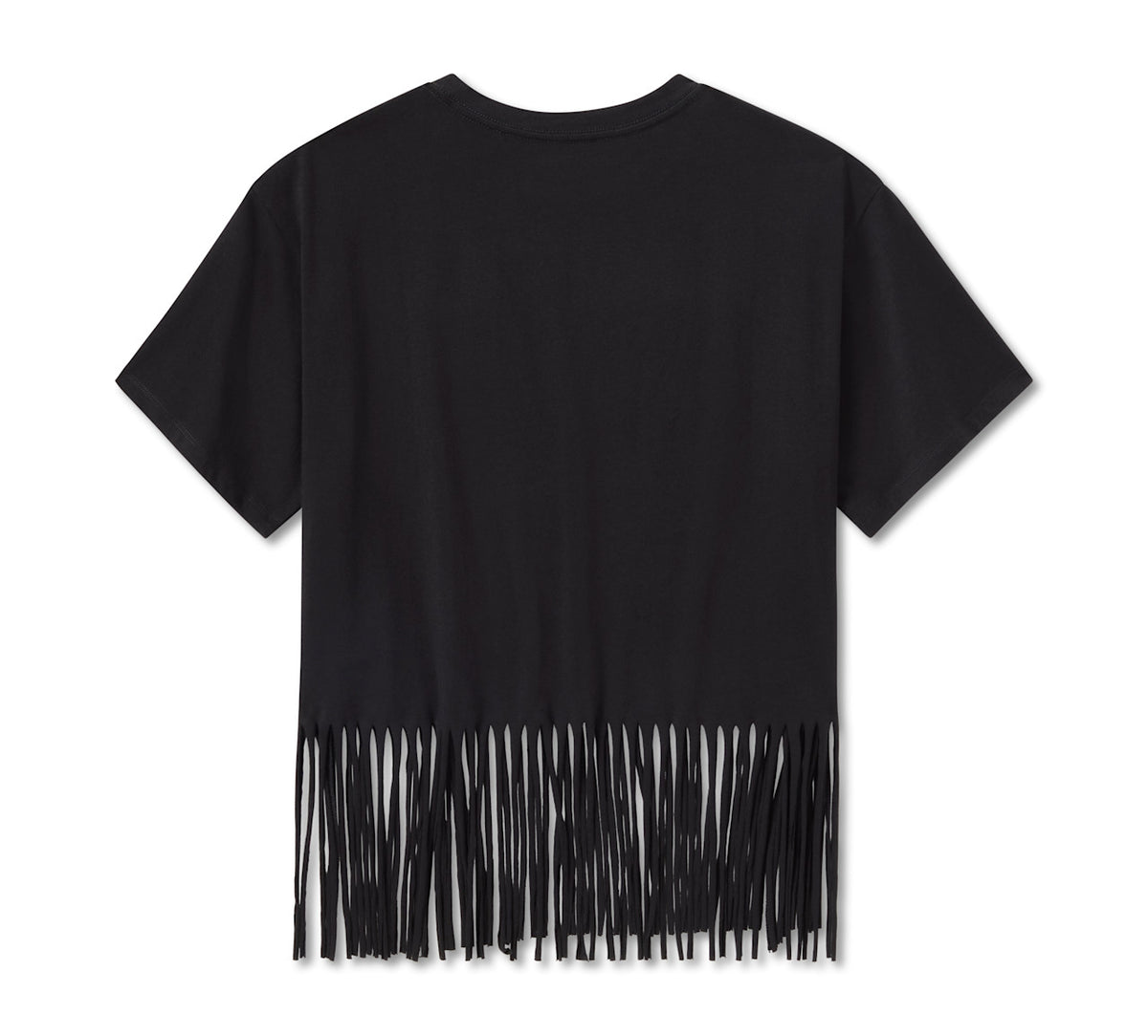 Harley-Davidson Ladies Bling Boxy Fringe Hem Tee