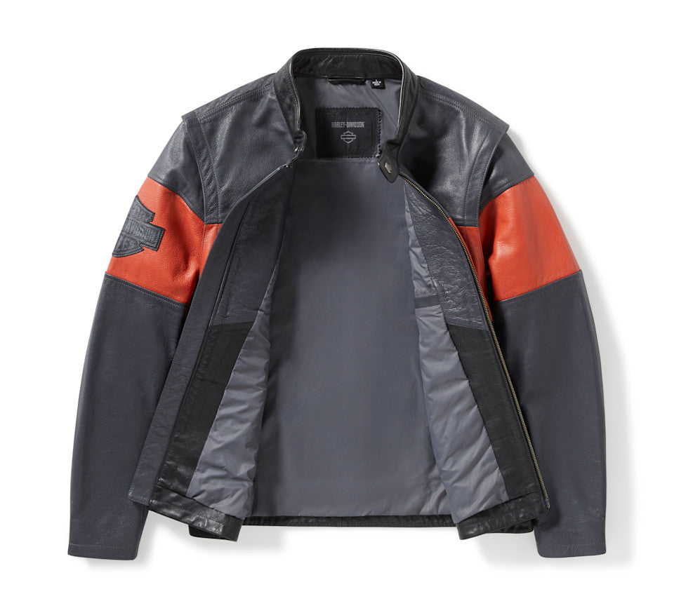Harley-Davidson Men's Convertible Leather Jacket