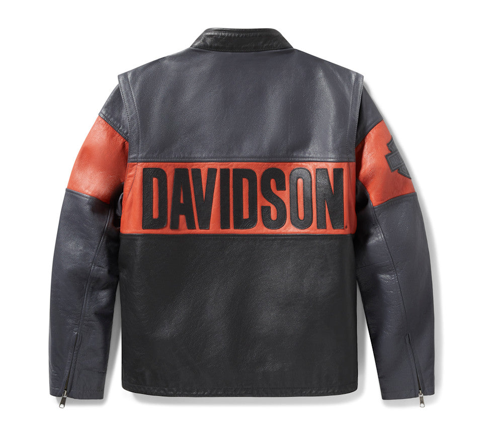 Harley-Davidson Men's Convertible Leather Jacket