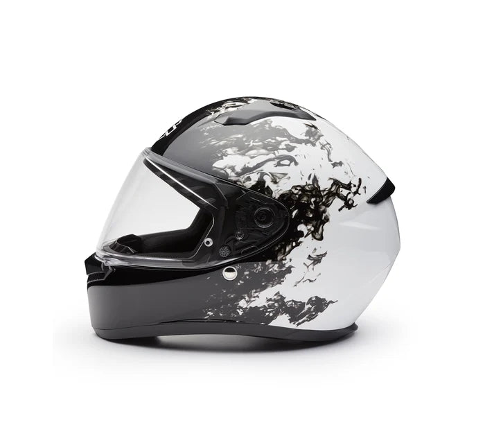 Harley-Davidson Velo Black/White Graphic Design Helmet