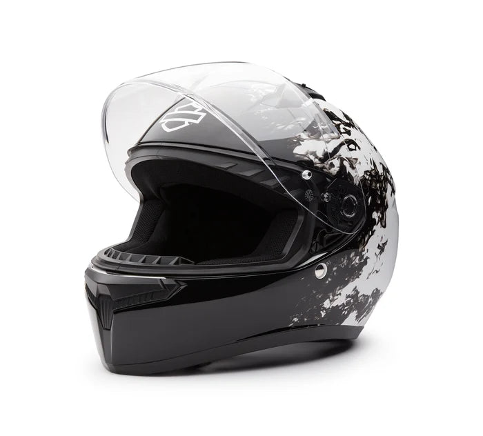 Harley-Davidson Velo Black/White Graphic Design Helmet