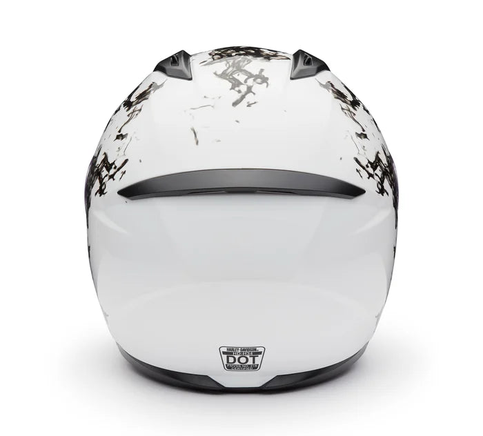 Harley-Davidson Velo Black/White Graphic Design Helmet