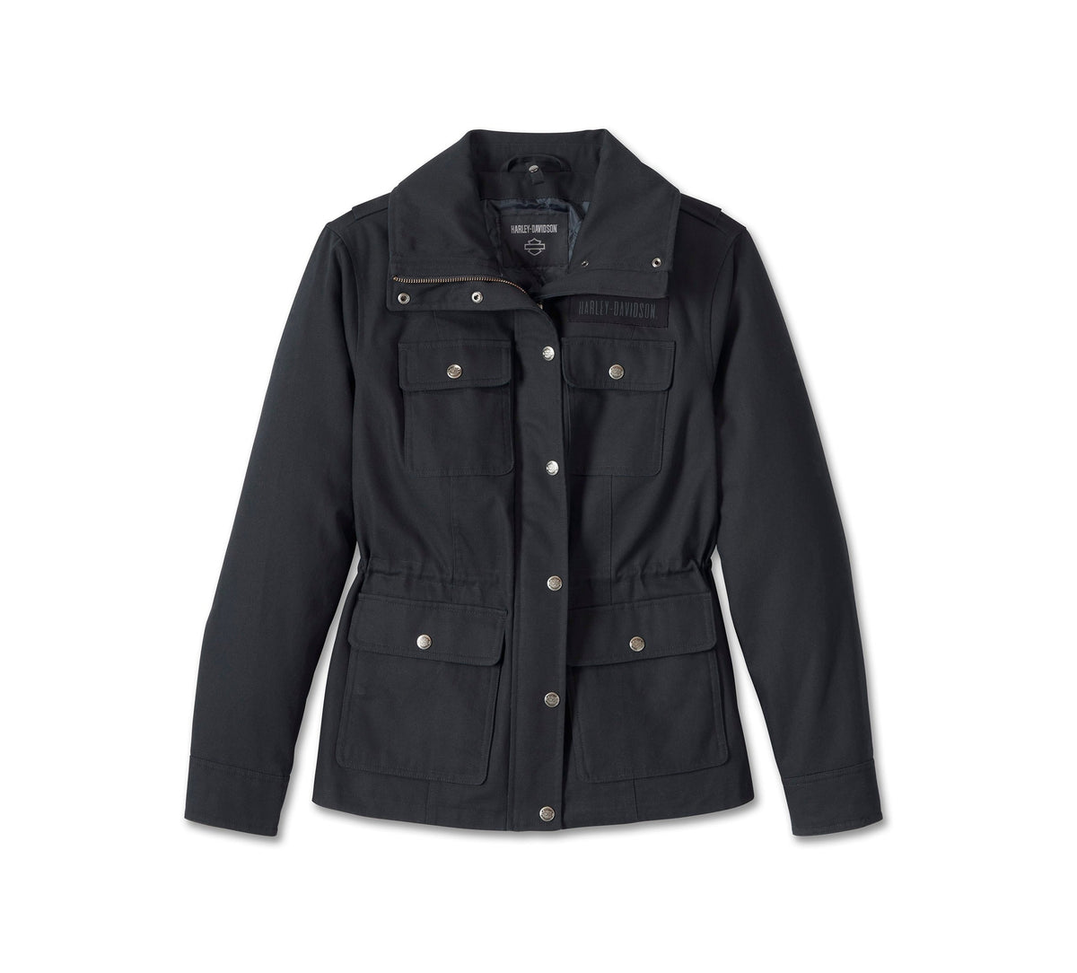 Harley-Davidson Ladies 3 in 1 Black Denim Jacket