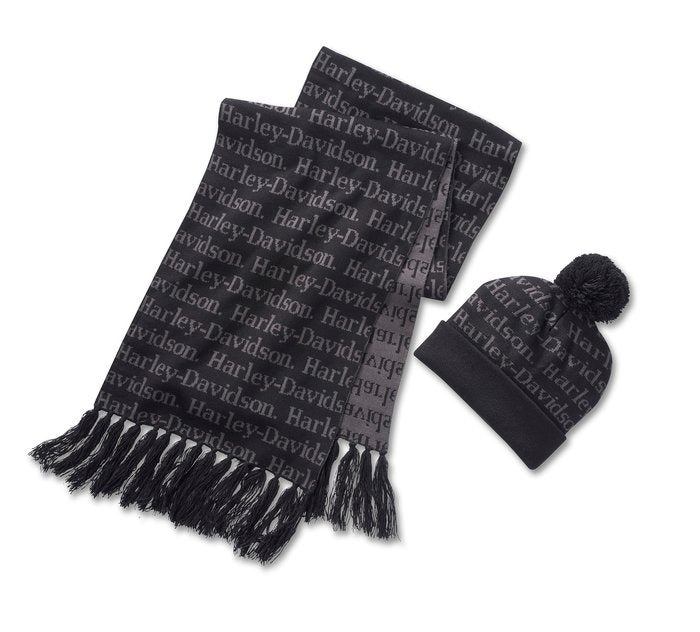 Harley-Davidson Beanie & Scarf Set