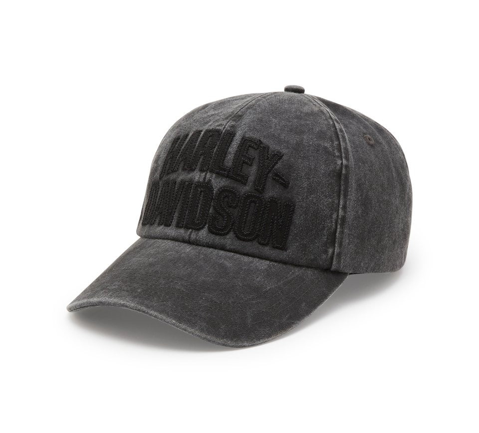 Harley-Davidson Arched Font Baseball Cap (Charcoal)